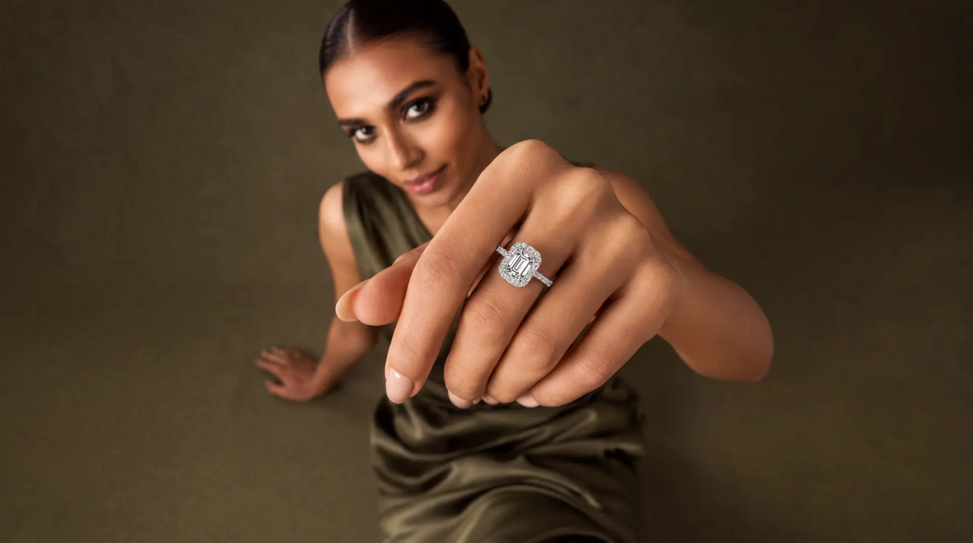 Evokaa jewellery worn in soft daylight